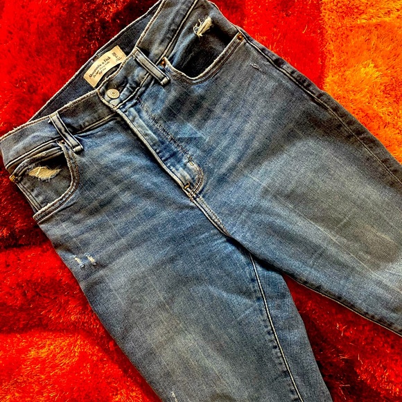 ABERCROMBIE SUPER SKINNY ANKLE HIGH RISE - Picture 4 of 9